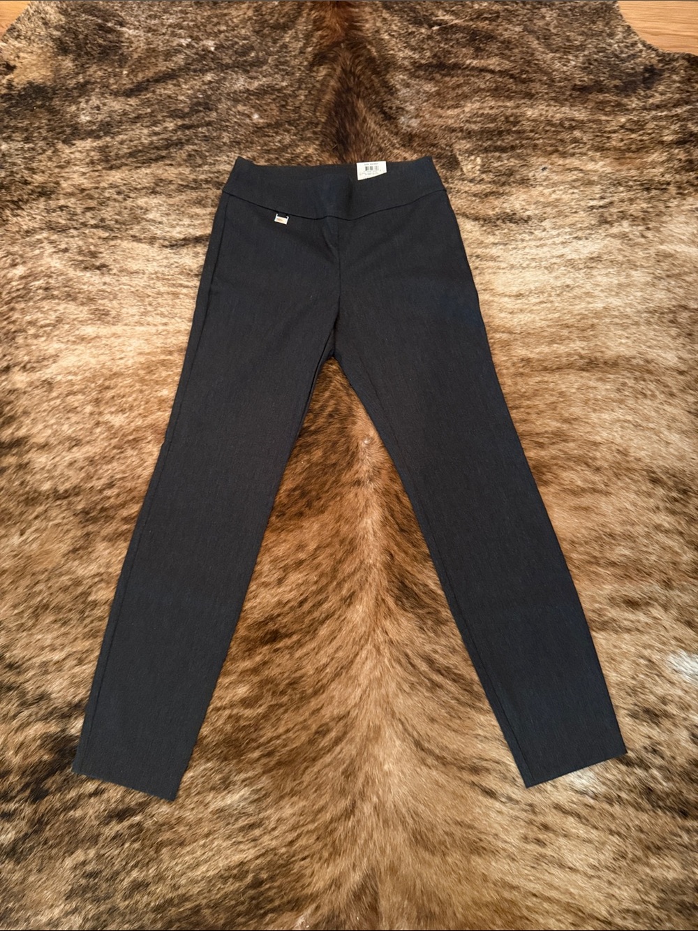 Classic Dark Grey Heather Skinny Pants